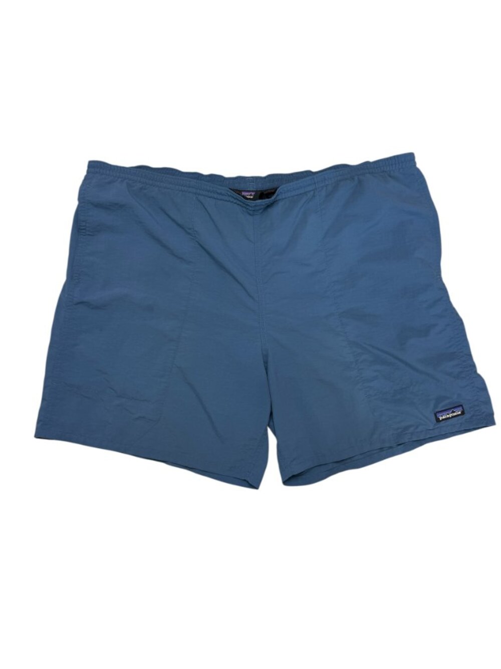 Patagonia Baggies Longs Men's XL Blue Nylon Shorts 7" Mesh Lined Elastic Waist